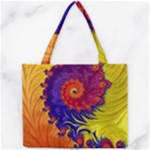 Fractal Spiral Bright Colors Mini Tote Bag