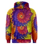 Fractal Spiral Bright Colors Men s Core Hoodie