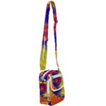 Fractal Spiral Bright Colors Shoulder Strap Belt Bag