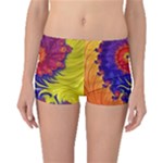 Fractal Spiral Bright Colors Boyleg Bikini Bottoms