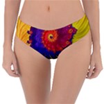 Fractal Spiral Bright Colors Reversible Classic Bikini Bottoms