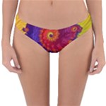 Fractal Spiral Bright Colors Reversible Hipster Bikini Bottoms