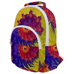 Rounded Multi Pocket Backpack 