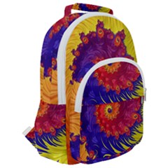 Rounded Multi Pocket Backpack 