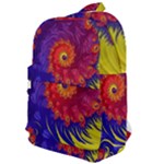 Fractal Spiral Bright Colors Classic Backpack