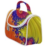 Fractal Spiral Bright Colors Satchel Handbag