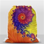 Fractal Spiral Bright Colors Drawstring Bag (Small)