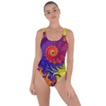 Fractal Spiral Bright Colors Bring Sexy Back Swimsuit