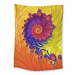 Fractal Spiral Bright Colors Medium Tapestry