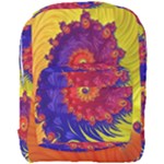 Fractal Spiral Bright Colors Full Print Backpack