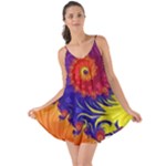 Fractal Spiral Bright Colors Love the Sun Cover Up