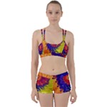 Fractal Spiral Bright Colors Perfect Fit Gym Set