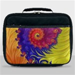 Fractal Spiral Bright Colors Lunch Bag