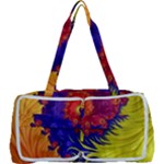 Fractal Spiral Bright Colors Multi Function Bag