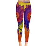 Fractal Spiral Bright Colors Inside Out Leggings