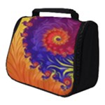 Fractal Spiral Bright Colors Full Print Travel Pouch (Small)