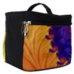 Fractal Spiral Bright Colors Make Up Travel Bag (Small)