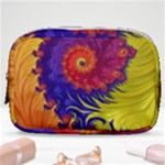 Fractal Spiral Bright Colors Make Up Pouch (Small)