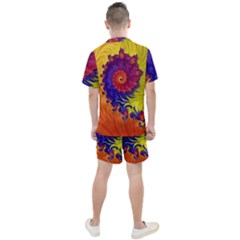 Men s Mesh T-Shirt and Shorts Set 