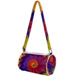 Fractal Spiral Bright Colors Mini Cylinder Bag