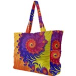 Fractal Spiral Bright Colors Simple Shoulder Bag