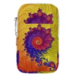 Fractal Spiral Bright Colors Waist Pouch (Small)