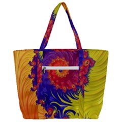 Zip Up Canvas Bag 