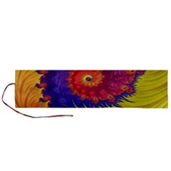 Fractal Spiral Bright Colors Roll Up Canvas Pencil Holder (L) from ArtsNow.com