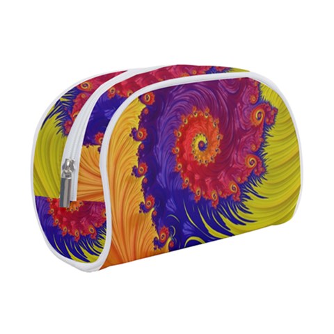 Fractal Spiral Bright Colors Make Up Case (Small) from ArtsNow.com
