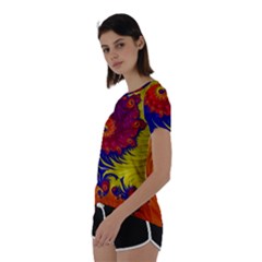 Short Sleeve Open Back T-Shirt 