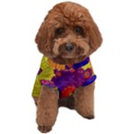 Fractal Spiral Bright Colors Dog T-Shirt