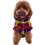 Fractal Spiral Bright Colors Dog Coat