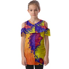 Fold Over Open Sleeve Top 