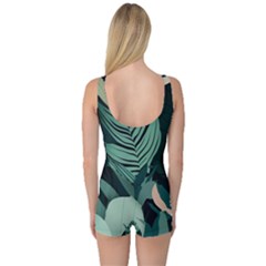 One Piece Boyleg Swimsuit 