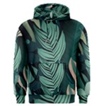 Green Nature Bohemian Painting Leaves Foliage Men s Core Hoodie