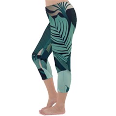 Capri Winter Leggings Back Capri Winter Leggings Back