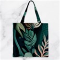 Zipper Grocery Tote Bag 