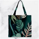 Zipper Grocery Tote Bag 
