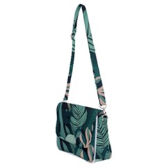 Shoulder Bag with Back Zipper 