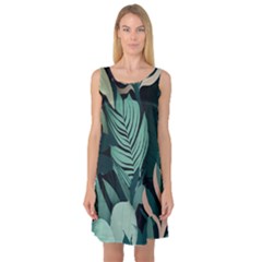 Sleeveless Satin Nightdress 