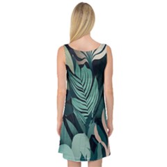 Sleeveless Satin Nightdress Back