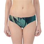 Green Nature Bohemian Painting Leaves Foliage Hipster Bikini Bottoms