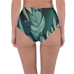 Reversible High-Waist Bikini Bottoms 