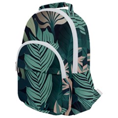 Rounded Multi Pocket Backpack 