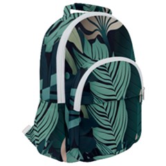 Rounded Multi Pocket Backpack 