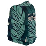 Green Nature Bohemian Painting Leaves Foliage Classic Backpack