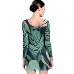Long Sleeve Velvet Bodycon Dress 