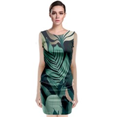 Classic Sleeveless Midi Dress 