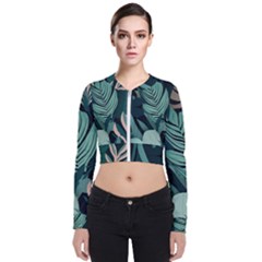 Long Sleeve Zip Up Bomber Jacket 