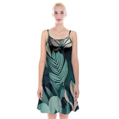 Spaghetti Strap Velvet Dress 